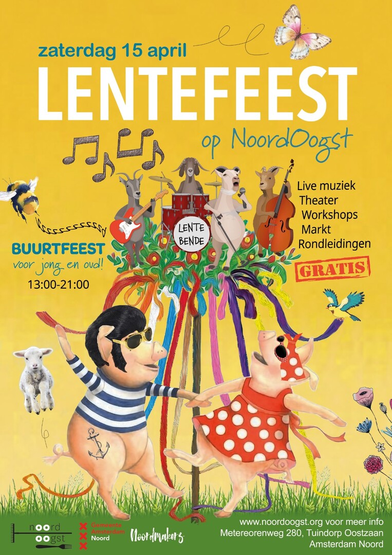 flyer Lentefeest 15 april 2023